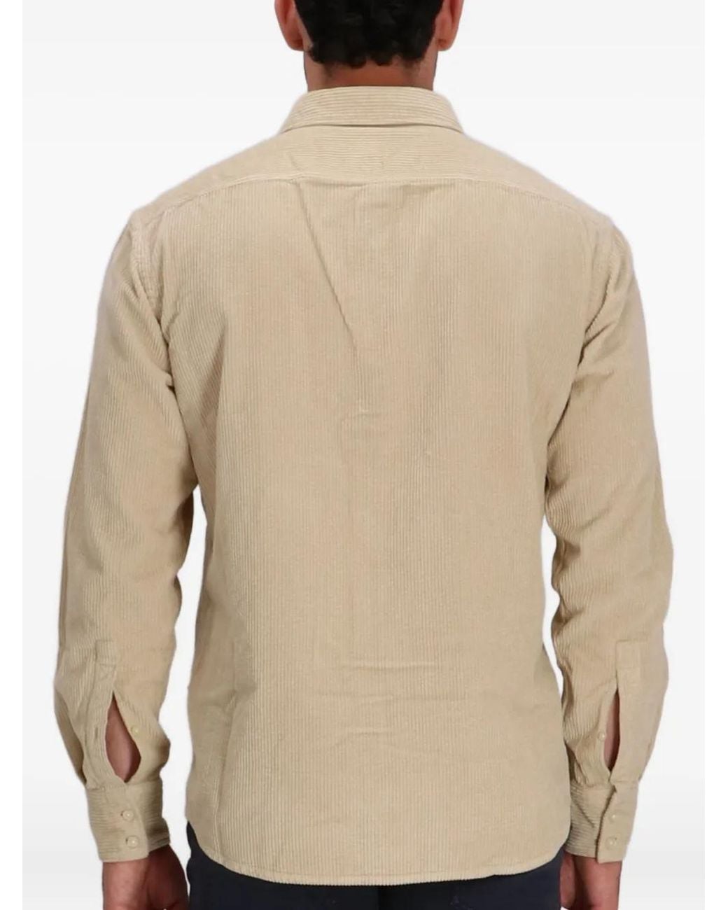 Boss Natural Corduroy Pocket Shirt for men