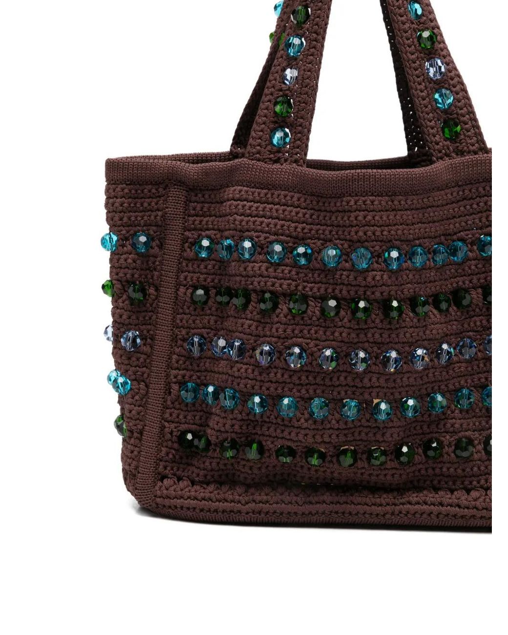 Sandro Black Sac Cabas Atlantis En Crochet