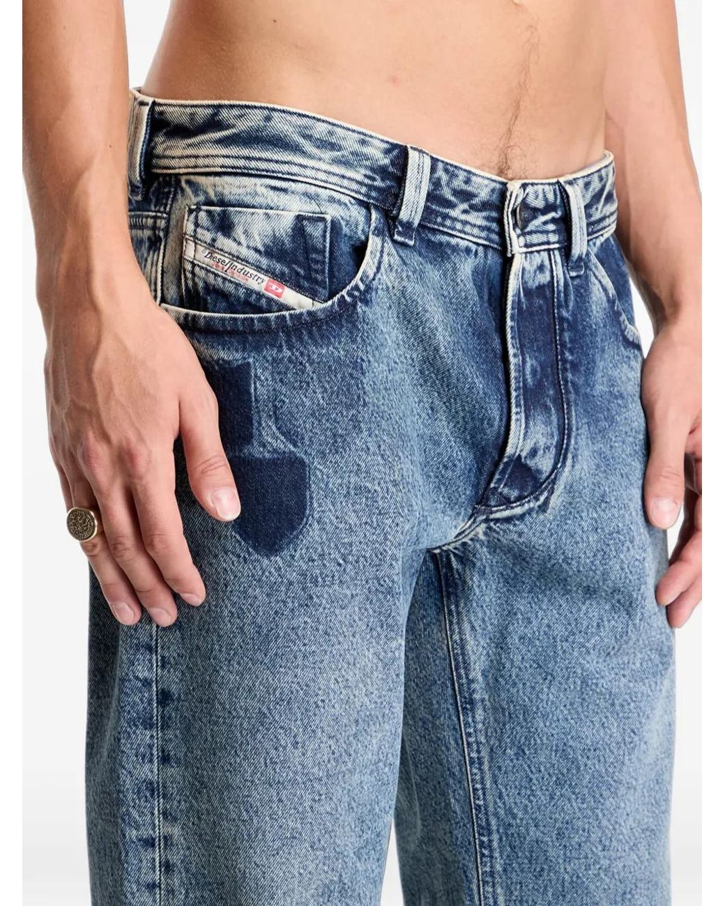 DIESEL Blue 1985 Larkee-S1 Denim Jeans for men