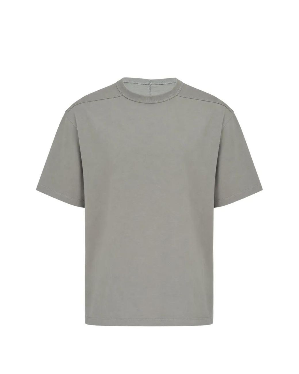 Rick Owens Gray Brad Cotton T-Shirt for men