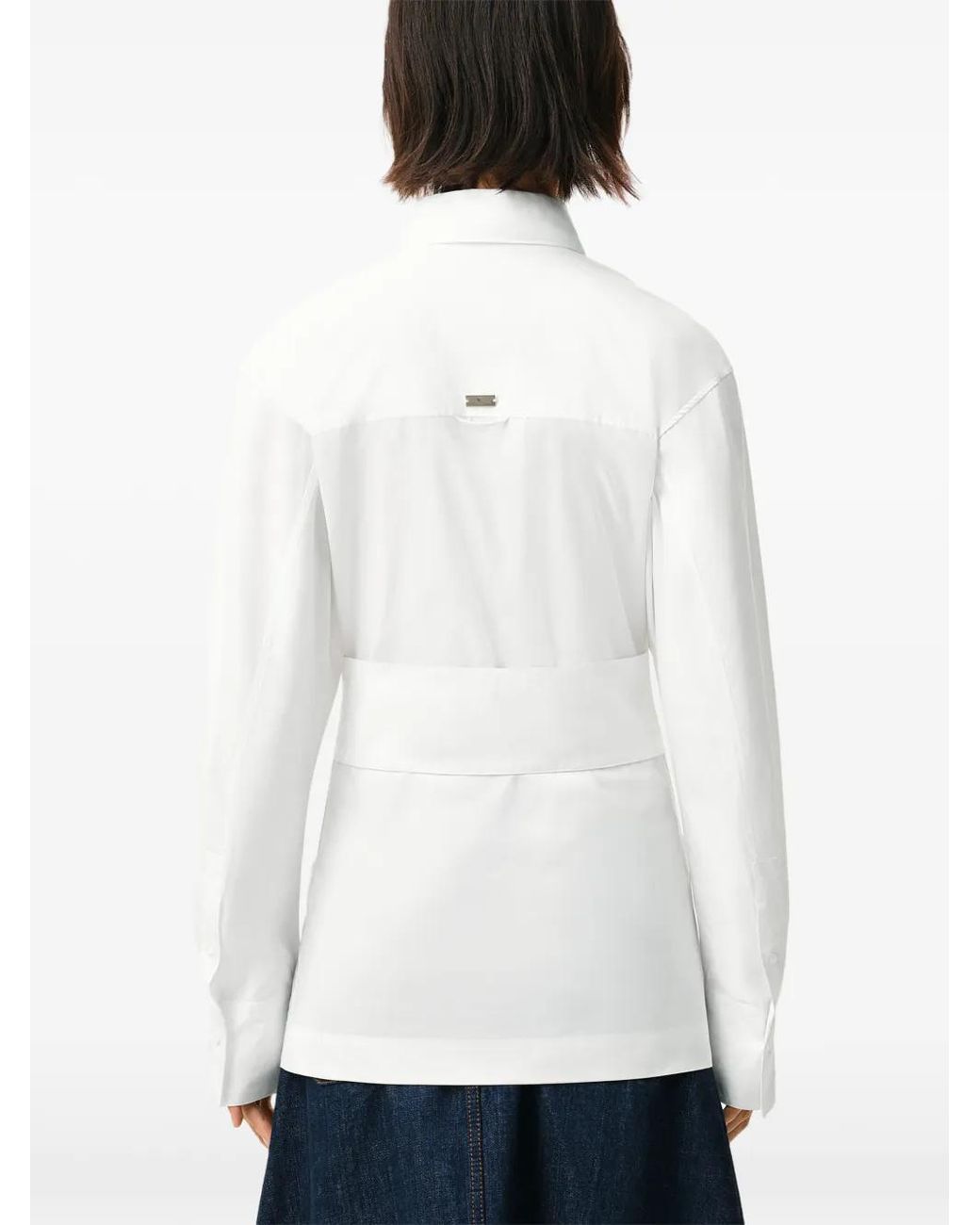 AMI White Cotton Shirt