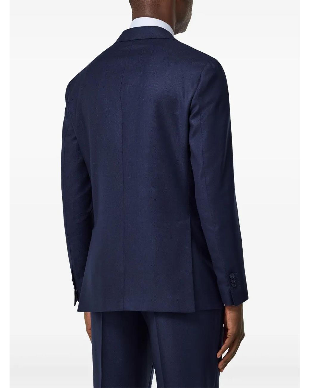 Boggi Blue Bird's Eye Jacket for men