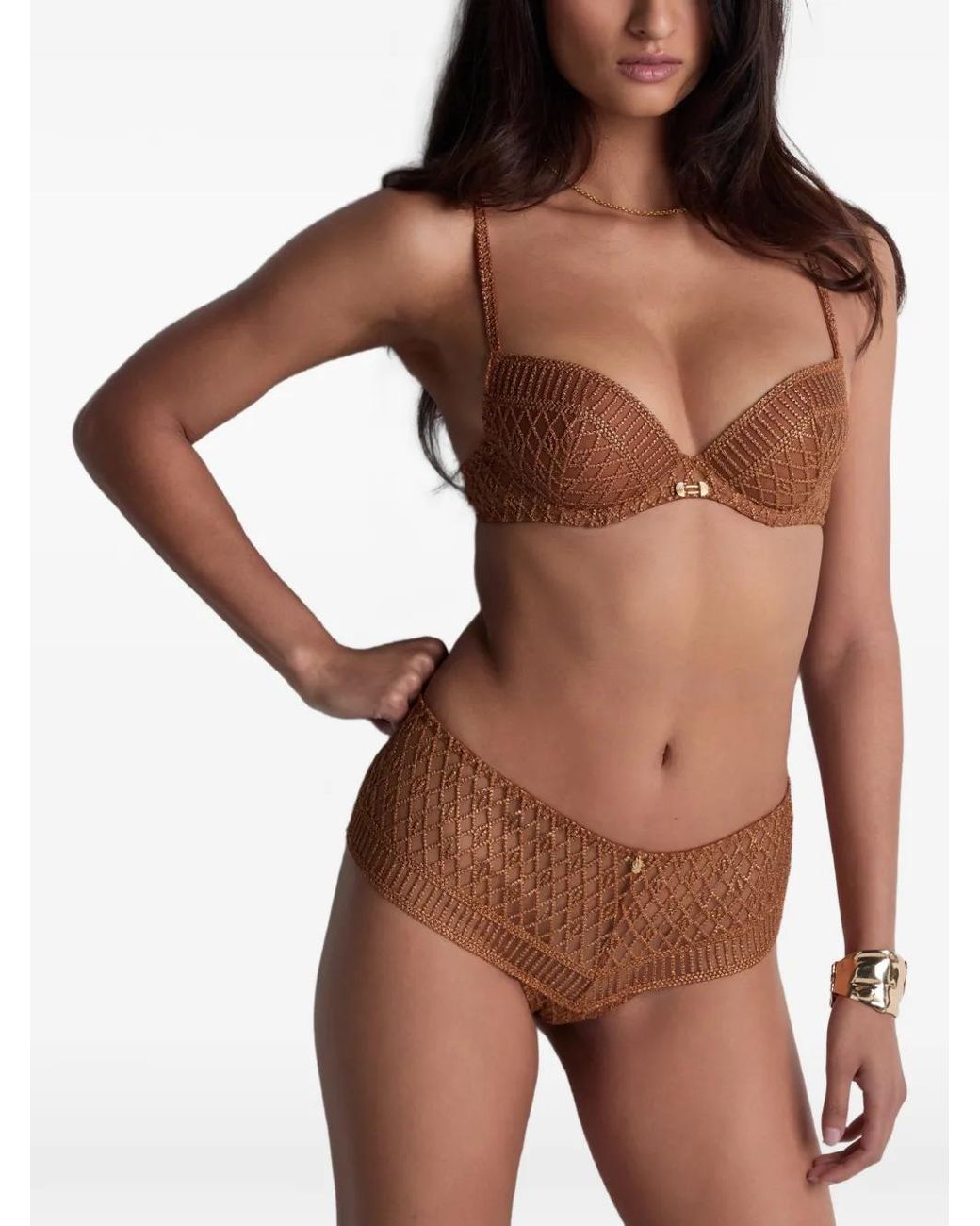 Aubade Brown Stardust Dream Briefs