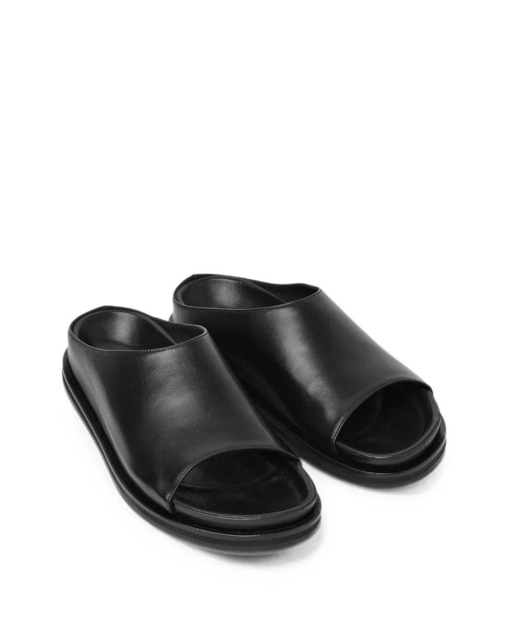 Studio Nicholson Black Spring Leather Sandals