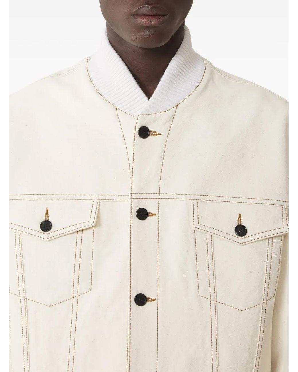 Lanvin White Teddy Jacket for men