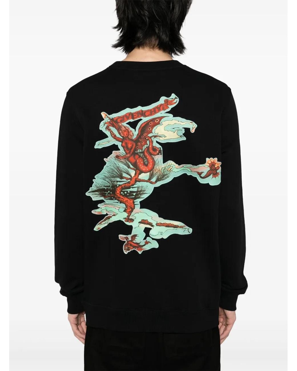 Givenchy Black Pure Cotton Sweater for men