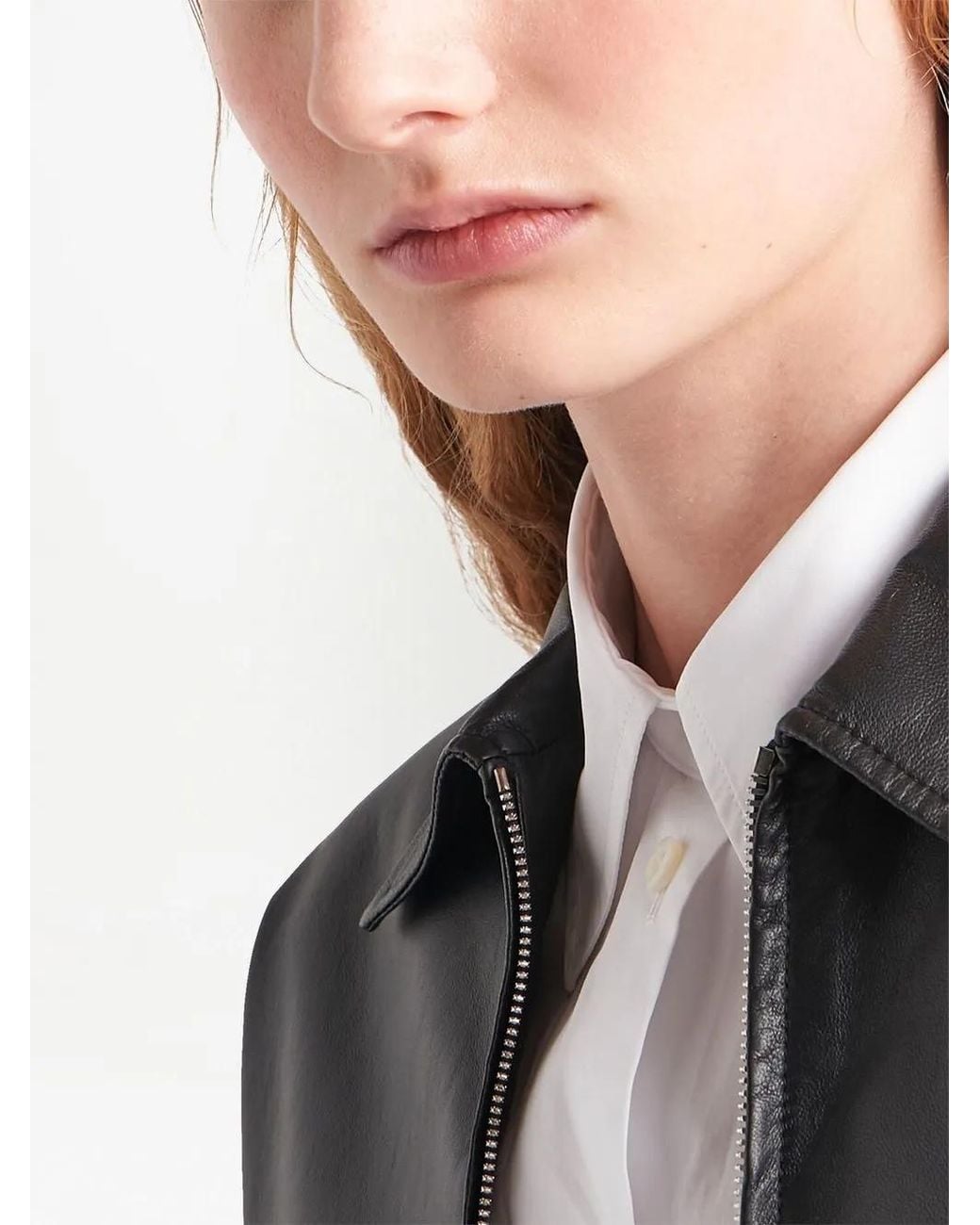 Prada Black Leather Jacket