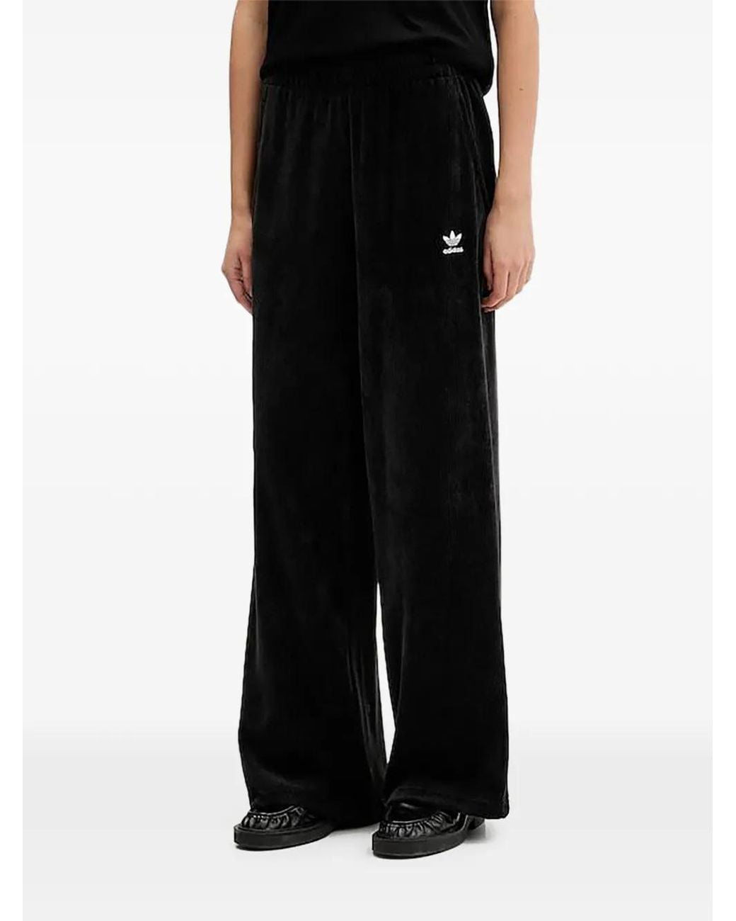 Adidas Black Corduroy Trousers