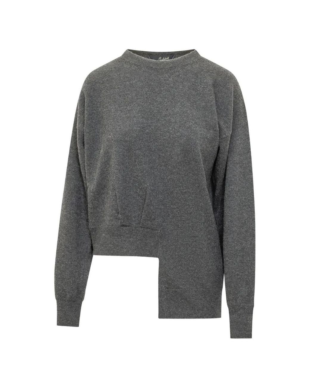 Seafarer Gray Chloe Asymmetric Sweater