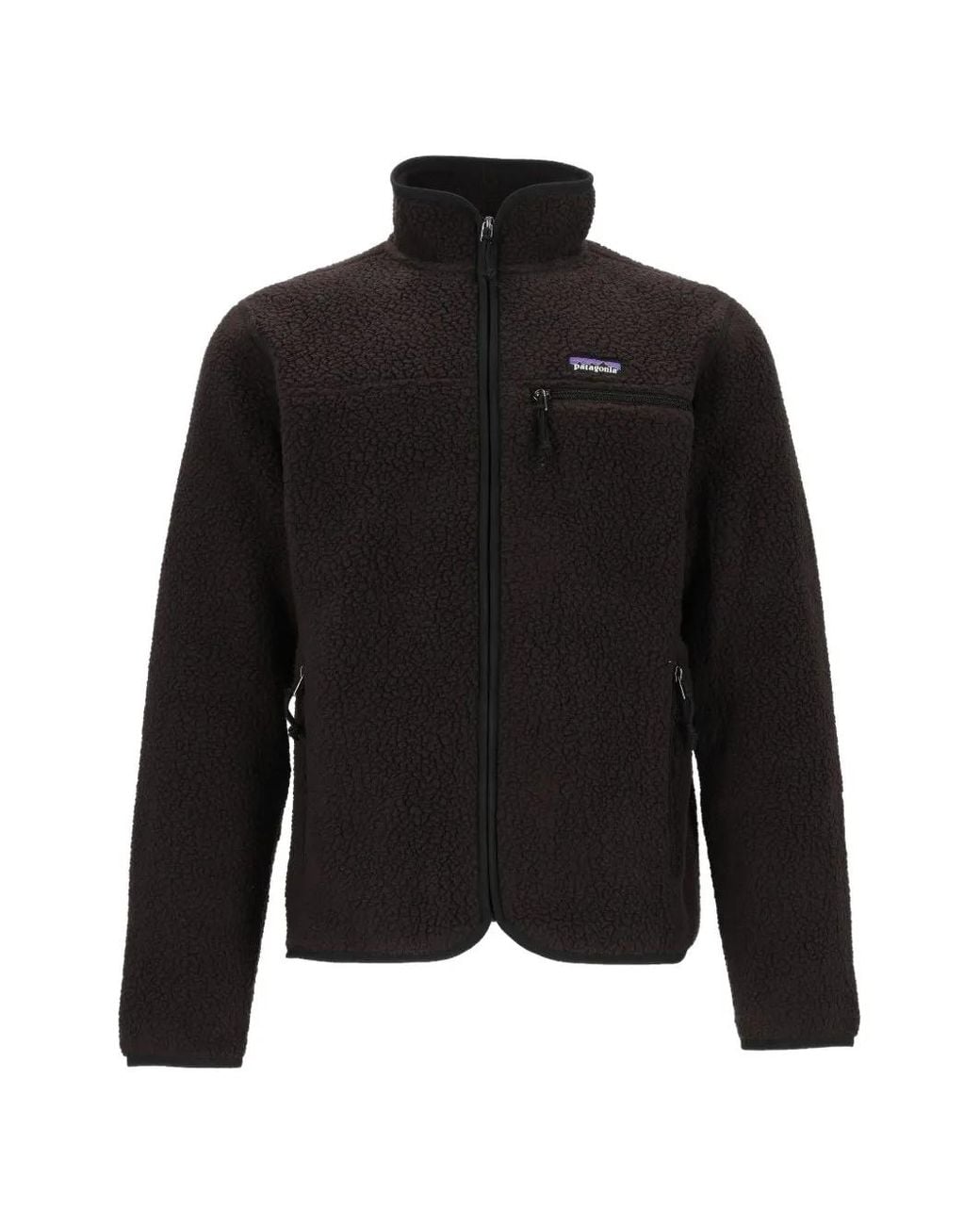 Patagonia Black Retro Pile Fleece Jacket for men