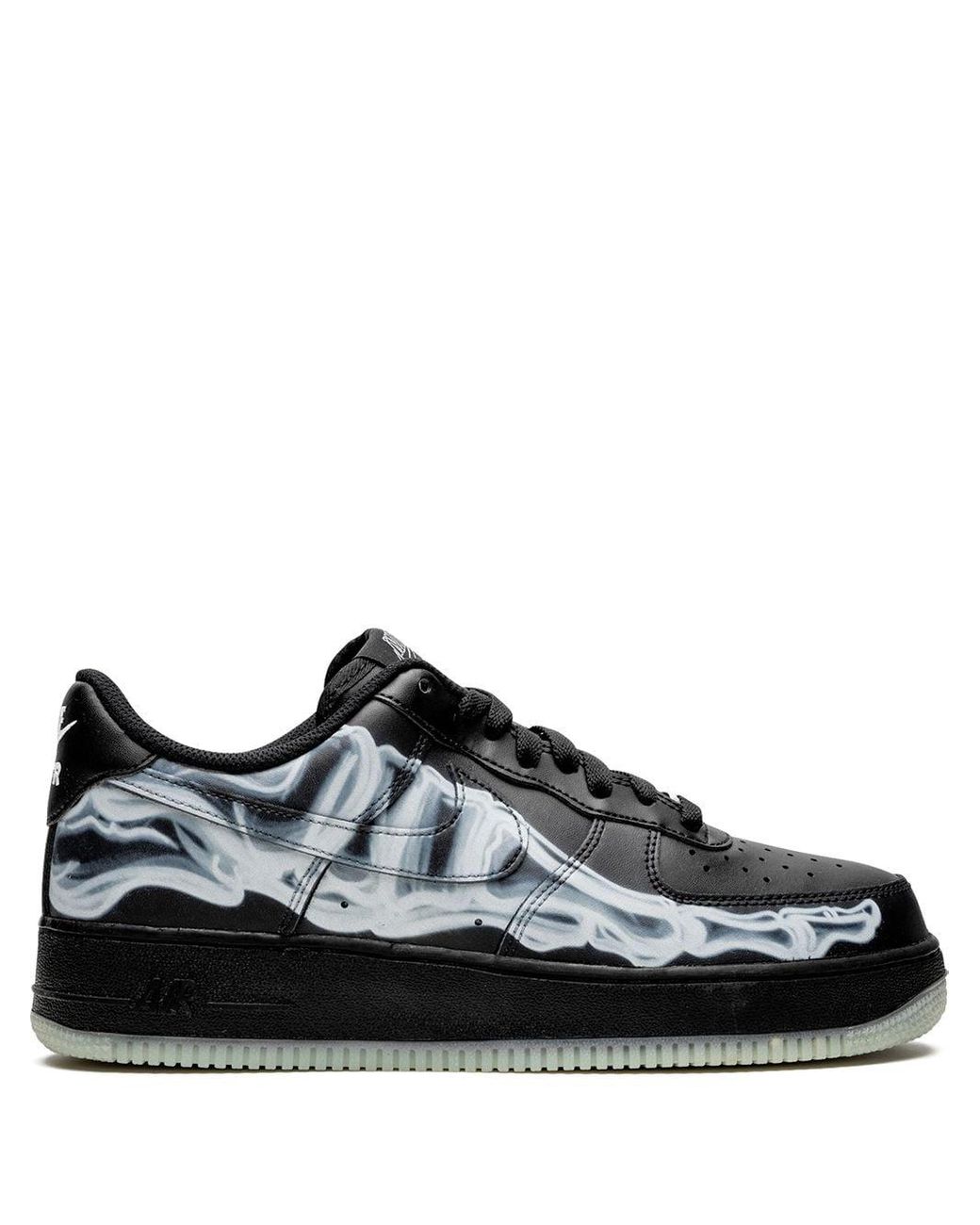 Nike Air Force 1 '07 Skeleton Leather Sneakers in Black/Black (Black) - Save 67% - Lyst