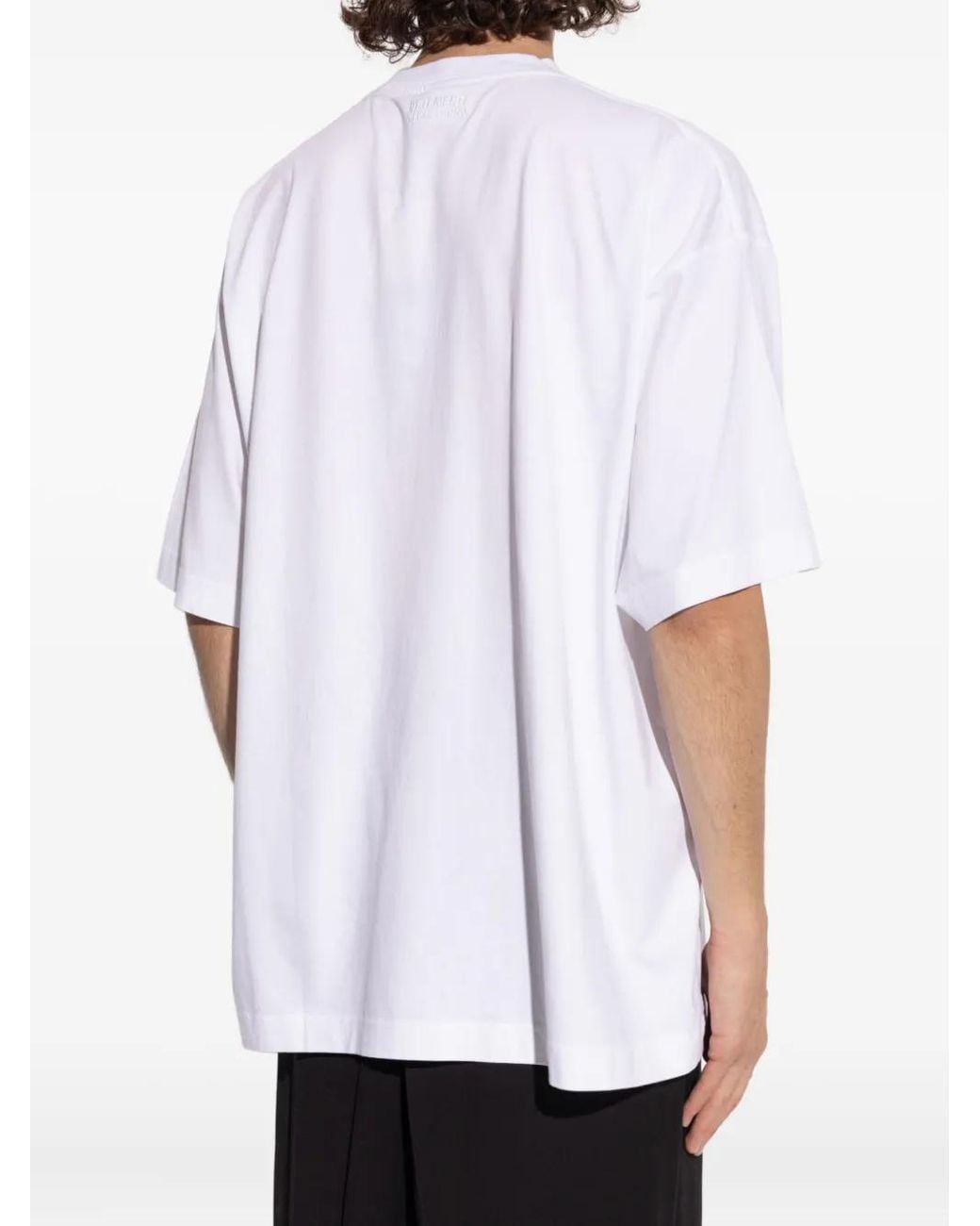 Vetements White Apple-Print T-Shirt