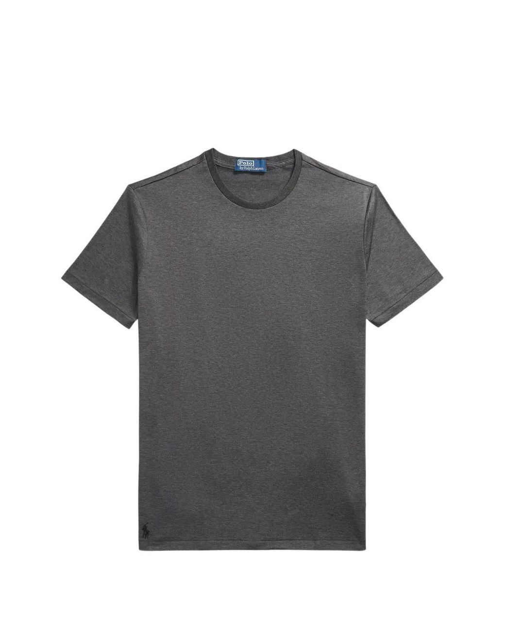 Polo Ralph Lauren Gray T-Shirt À Col Rond for men