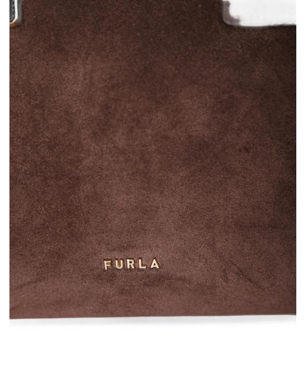 Furla Brown Olivia Boston Bag M