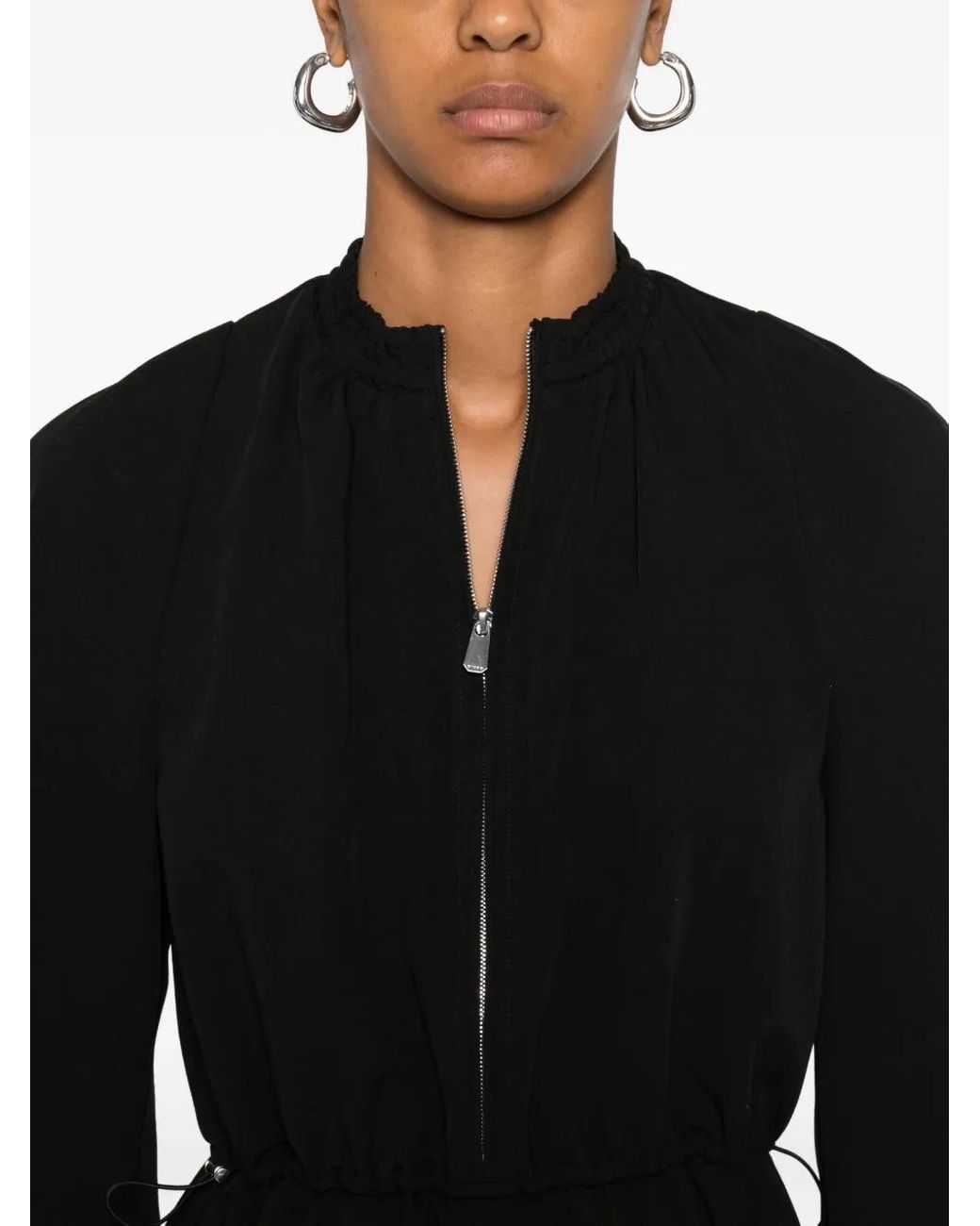 Pinko Black Drawstring Dress
