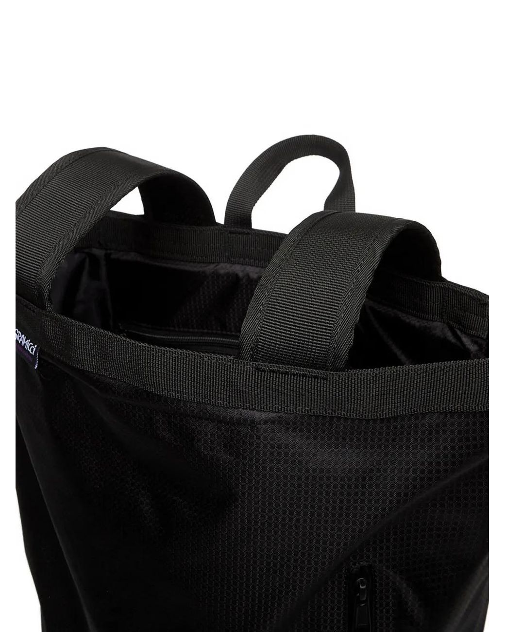 Gramicci Black Zip Tote Pack