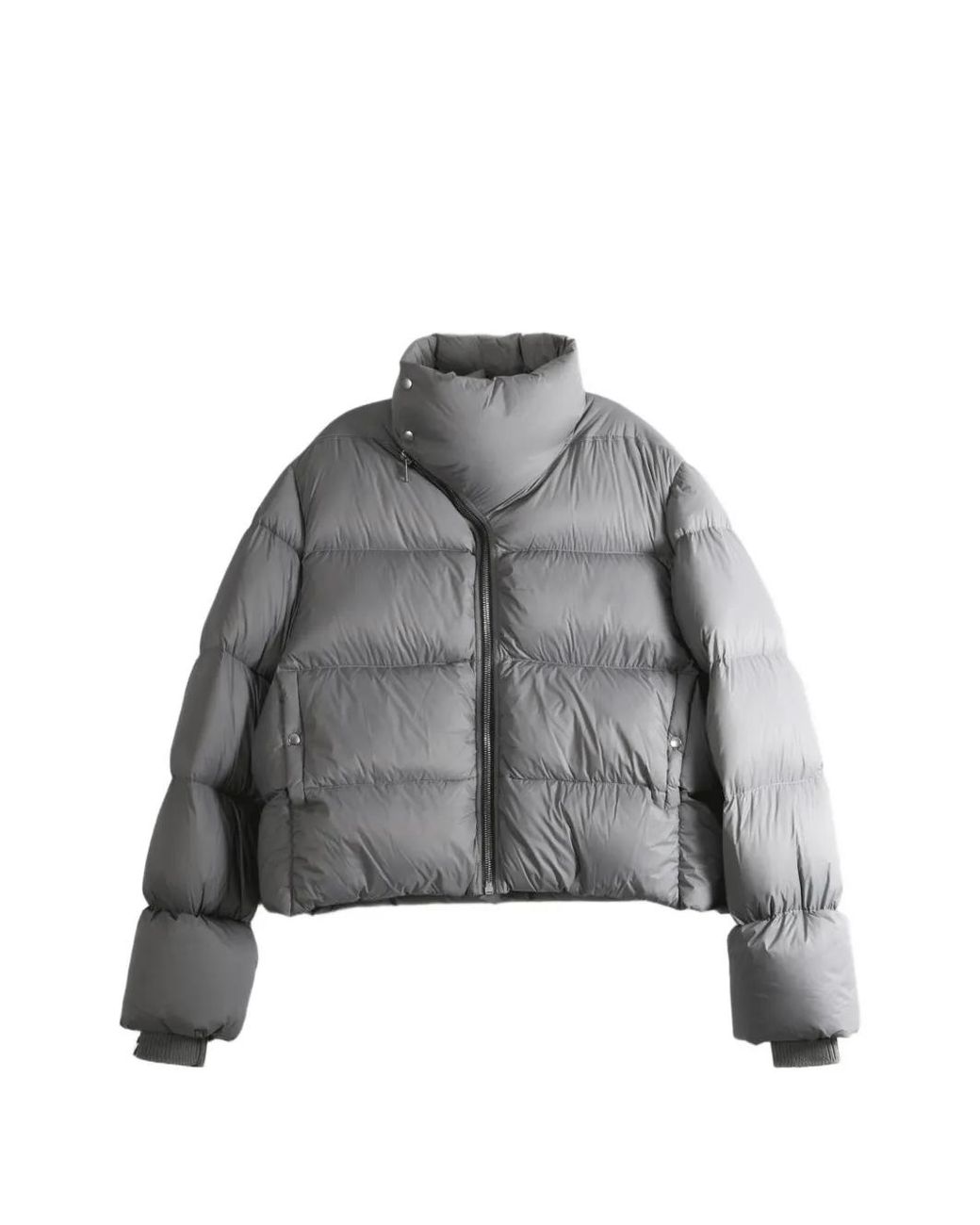 Rick Owens Gray Tower Turtle Jacket for men