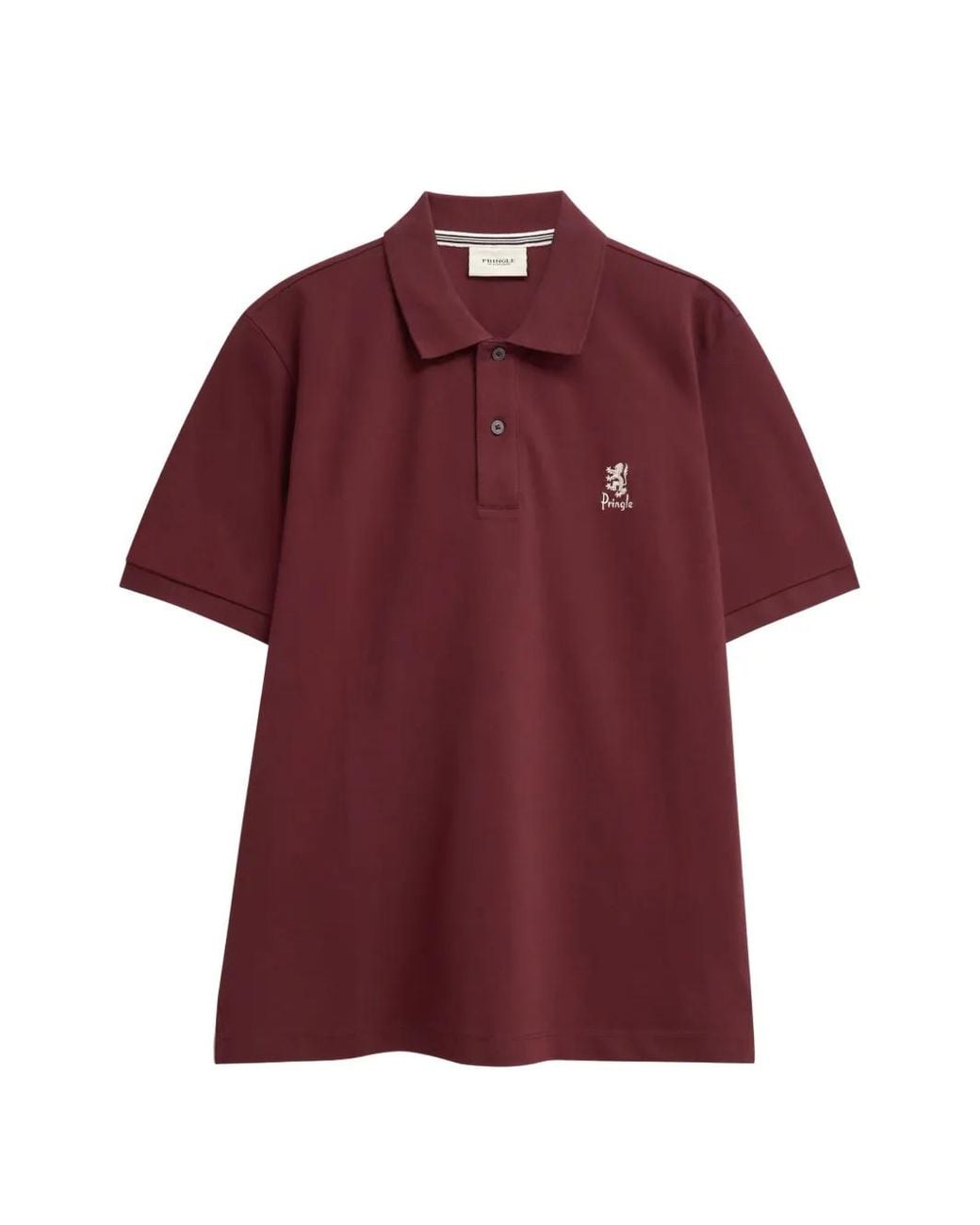 Pringle of Scotland Embroidered-Logo Cotton-Piqué Polo Shirt for men