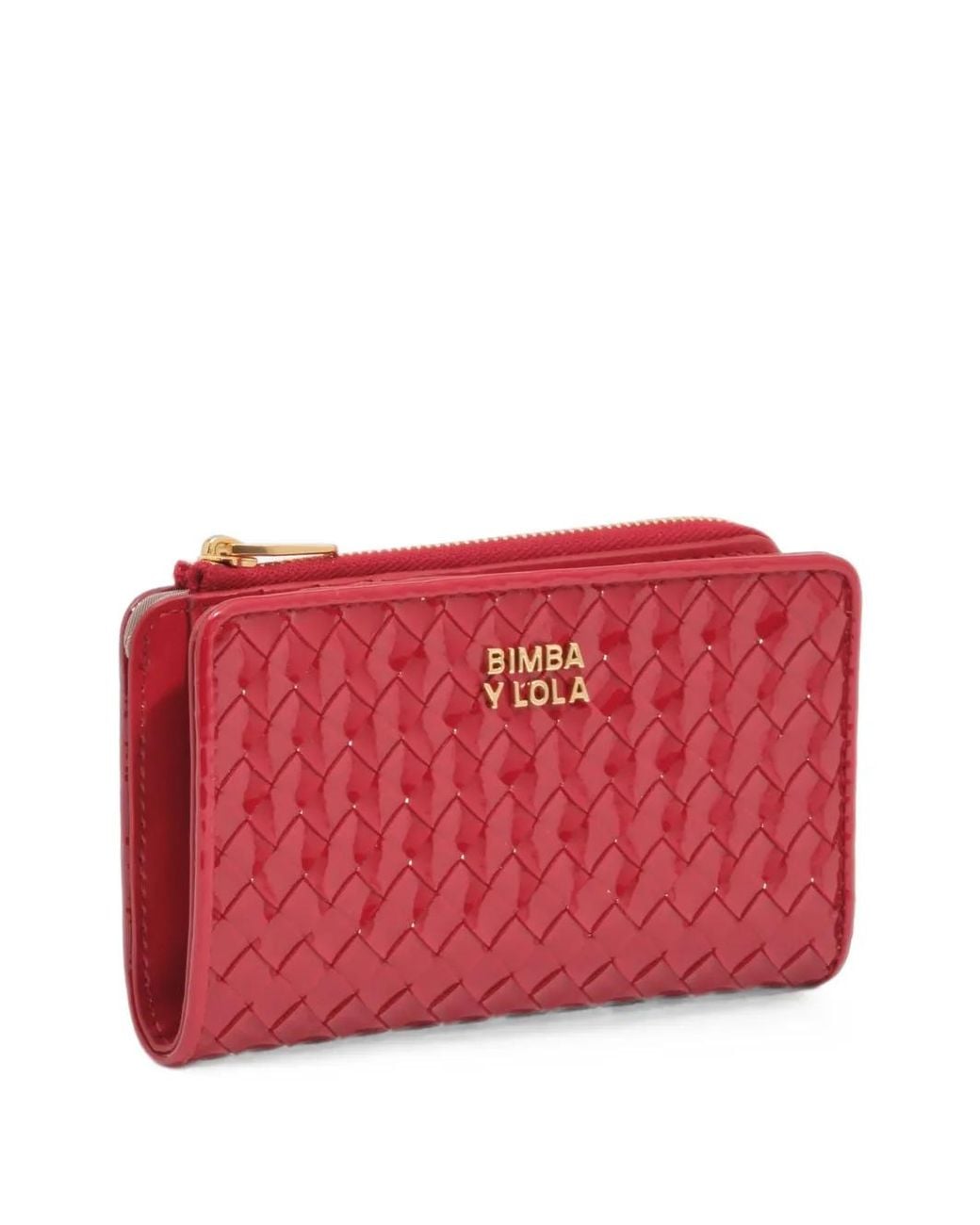 Bimba Y Lola Red Porte-Monnaie À Design Tressé