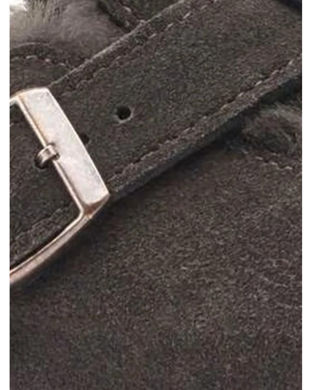 Birkenstock Boston Shearling Slippers in Gray | Lyst