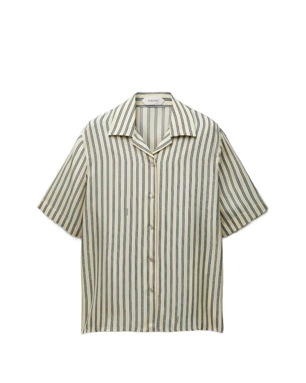 Camisa Estampada Versace de color Gray