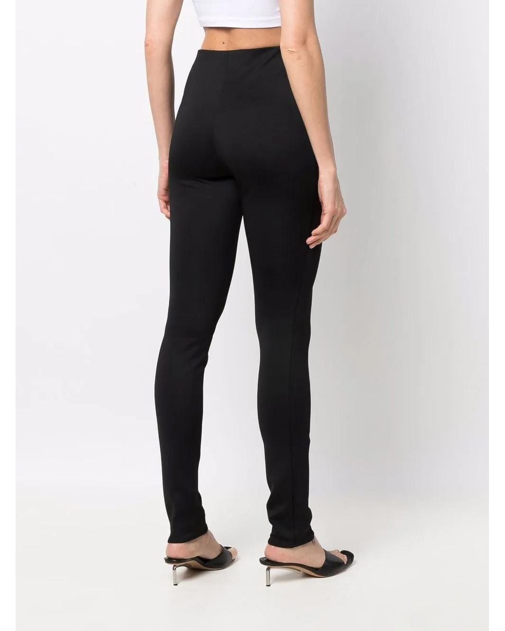 Calvin Klein Black High-Waisted Skinny Trousers