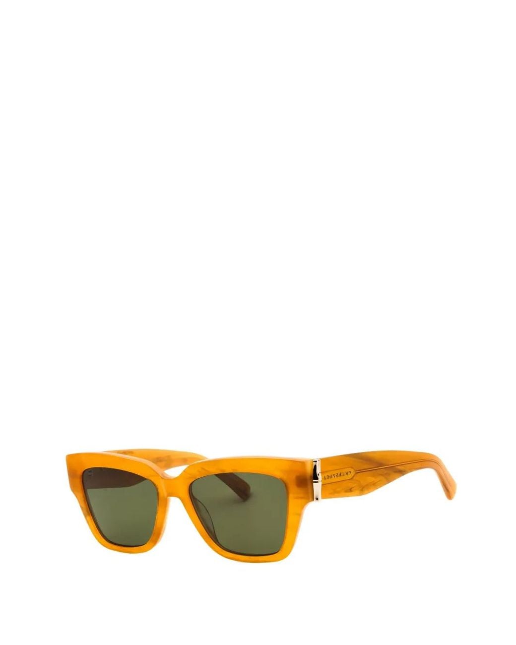 Longchamp Yellow Rectangle-Frame Sunglasses