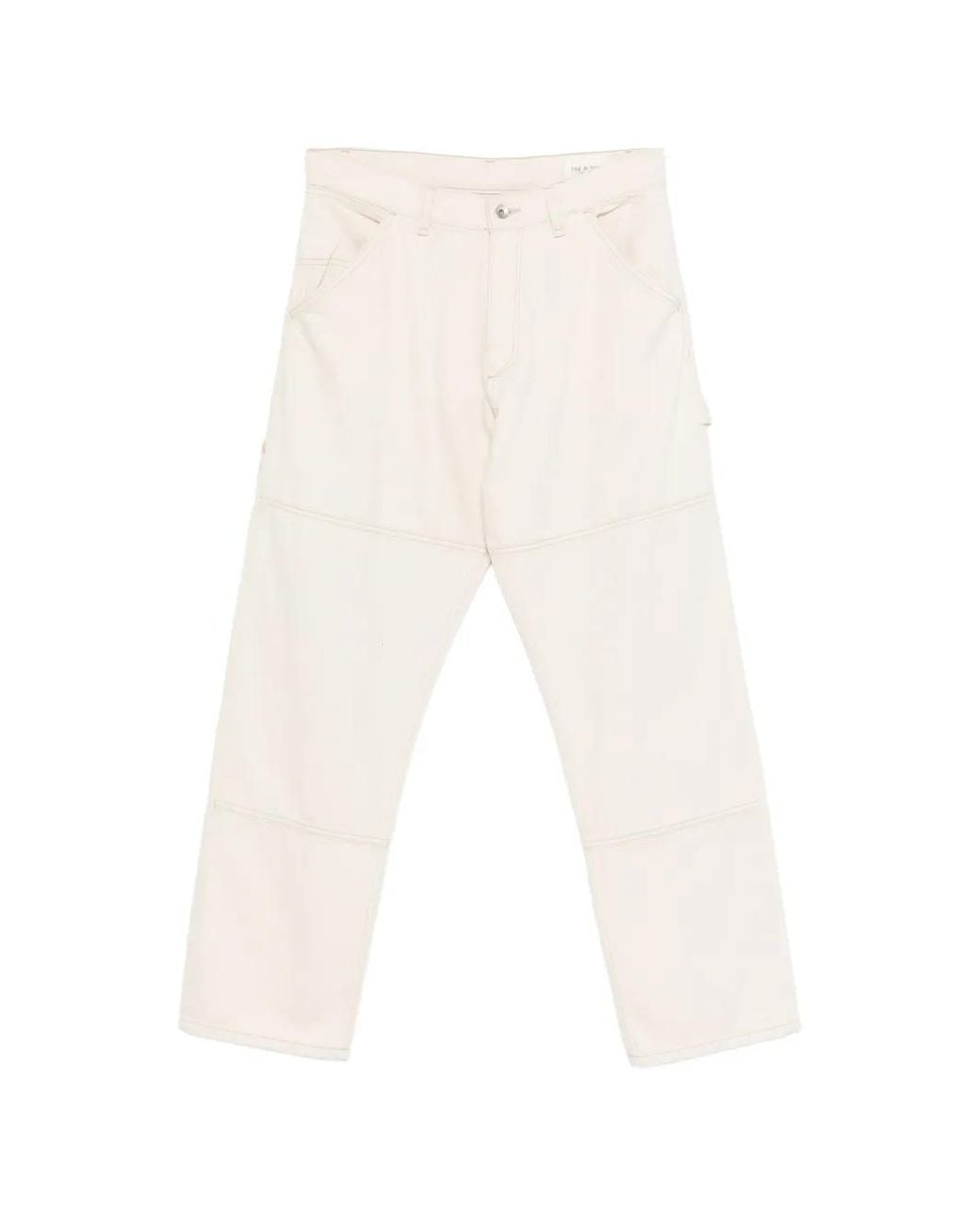 Rag & Bone White Knee-Panelled Denim for men