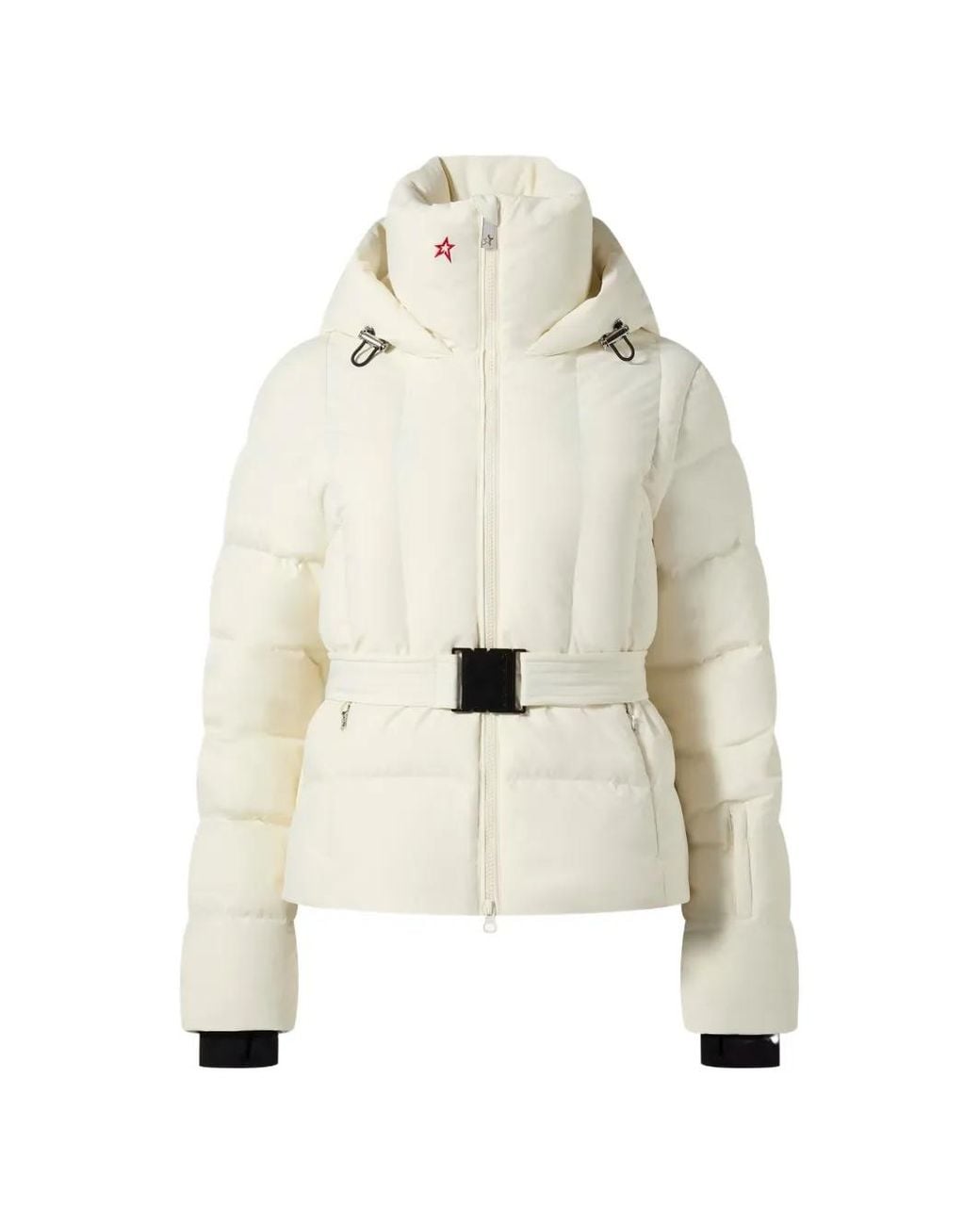 Perfect Moment White Classic Waisted Down Ski Jacket