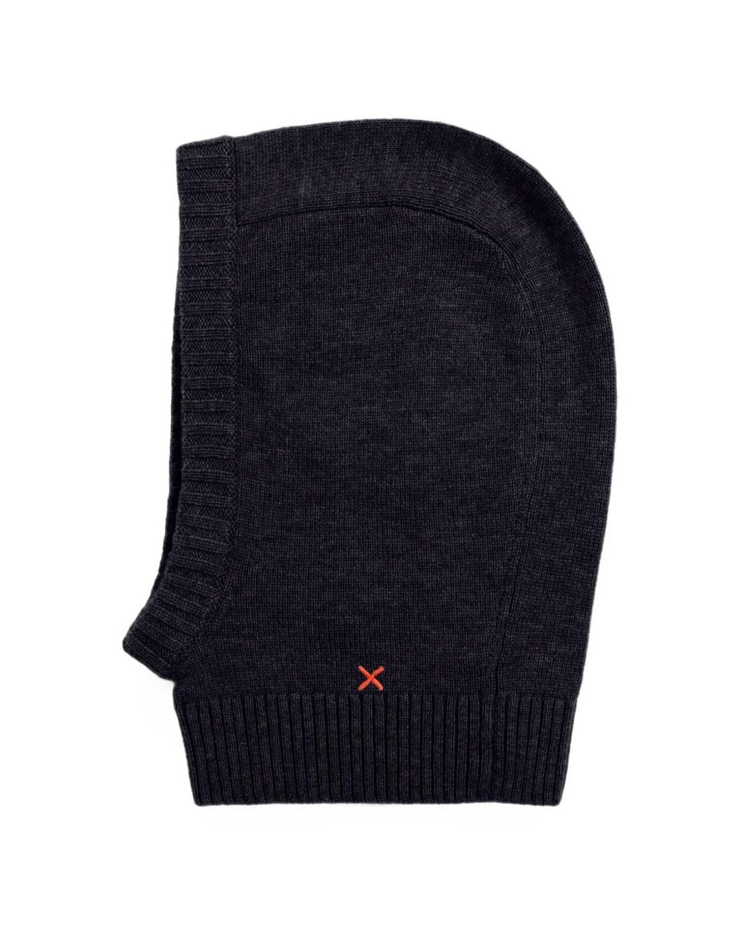 Chinti & Parker Blue Ribbed-Knit Balaclava