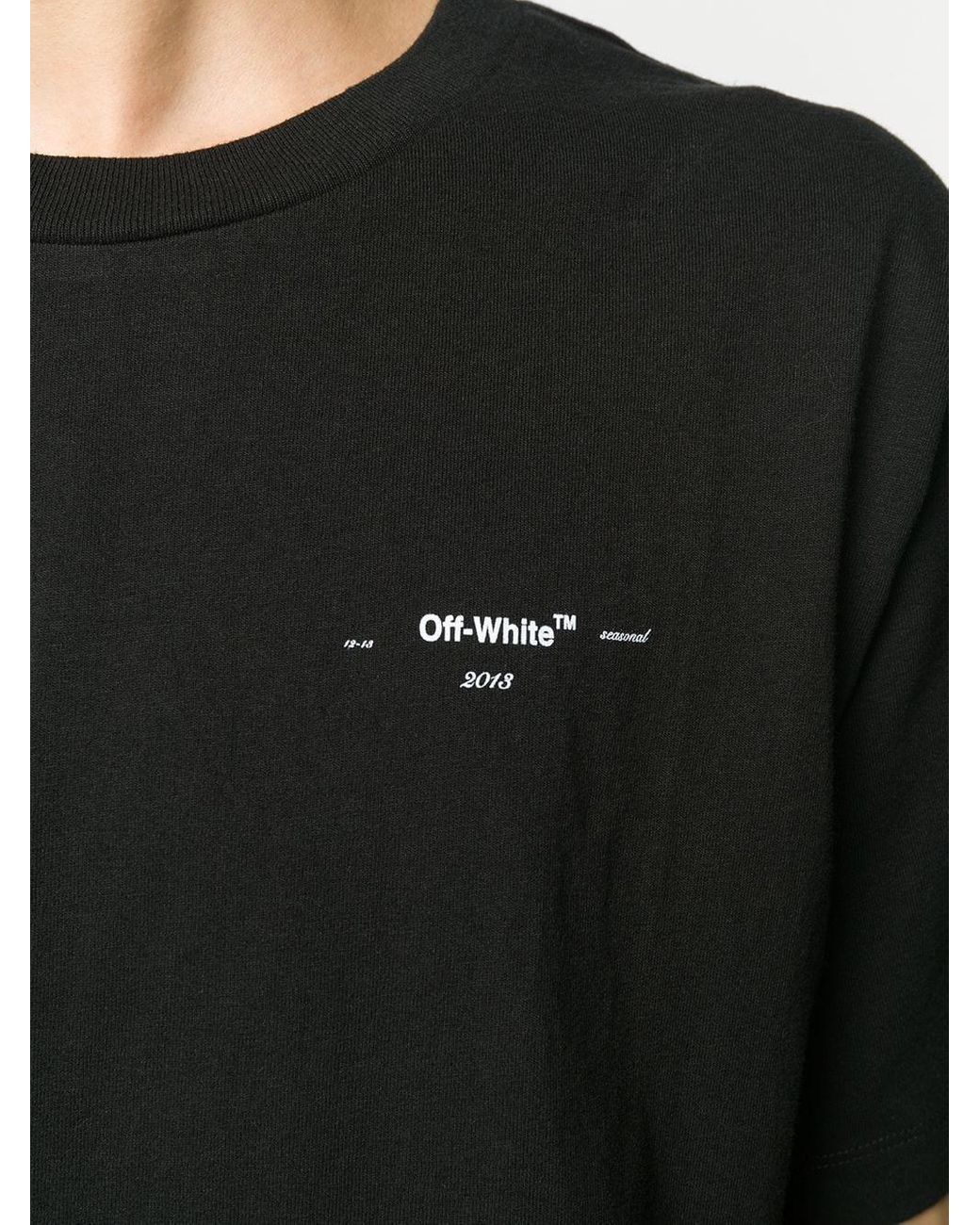off white acrylic arrows tee