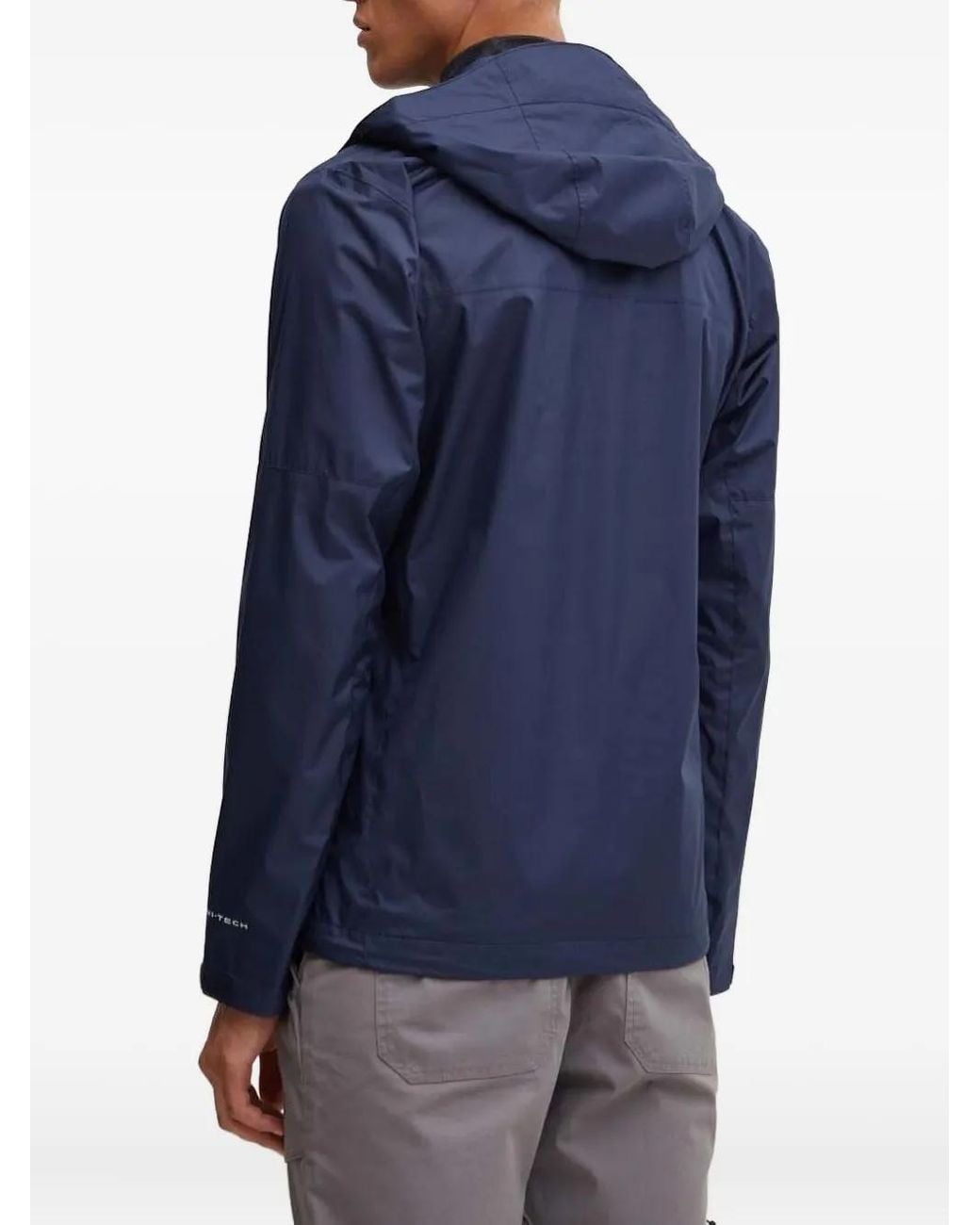 Columbia Blue Zip-Fastening Jacket for men