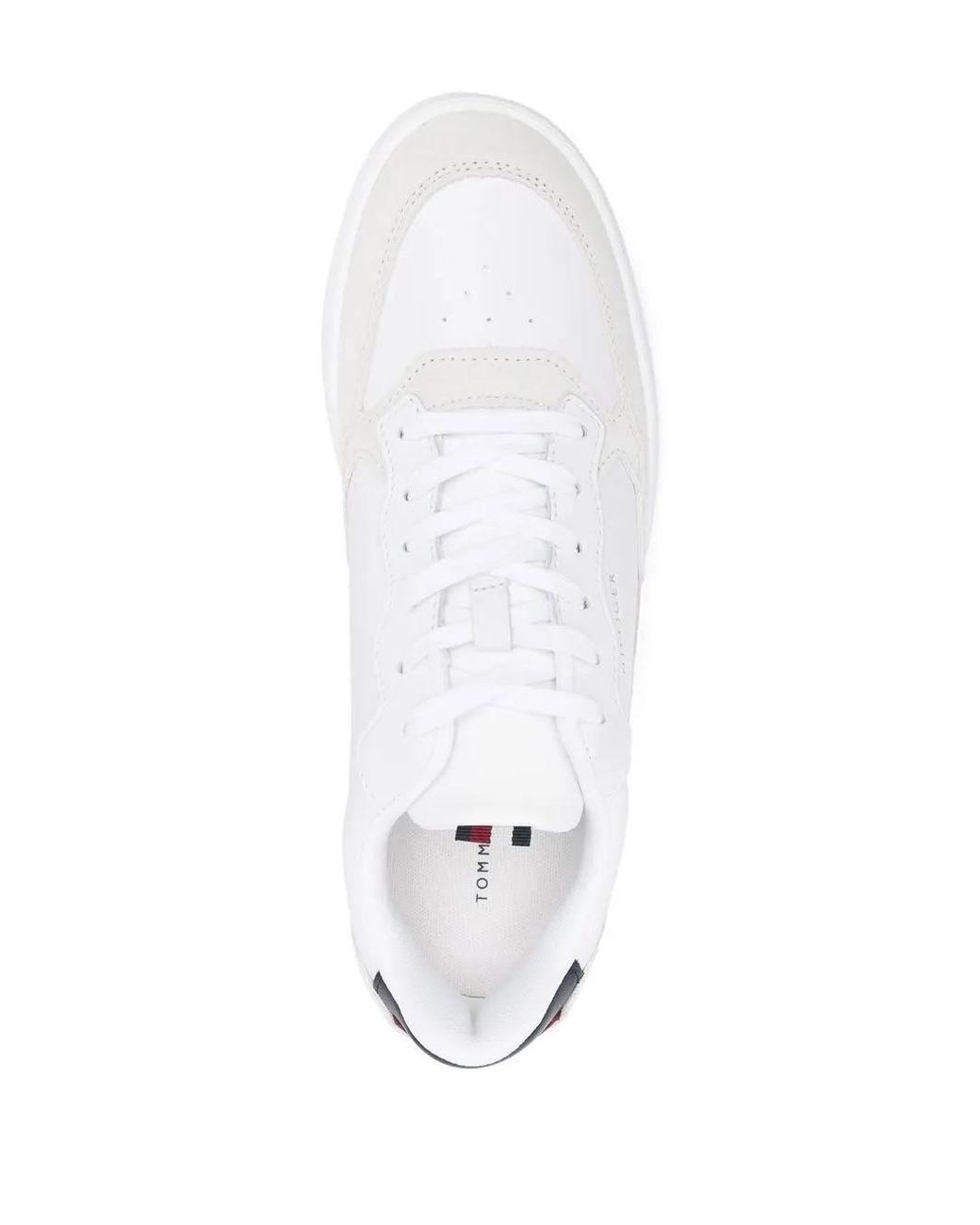 Tommy Hilfiger White Elevated Low-Top Sneakers for men