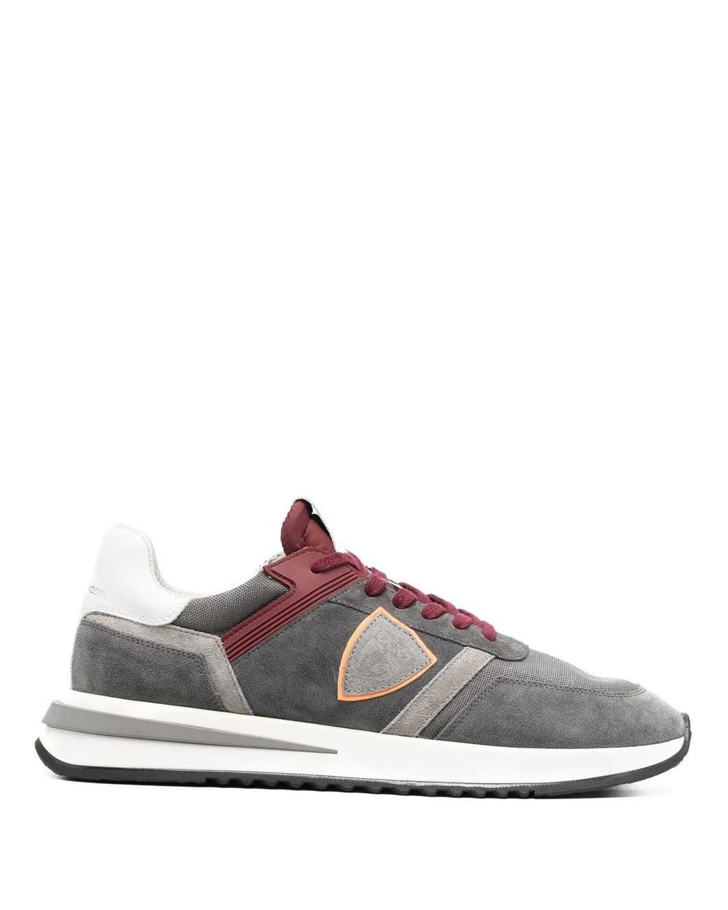 Philippe Model Gray Tropez 2.1 Suede Sneakers for men