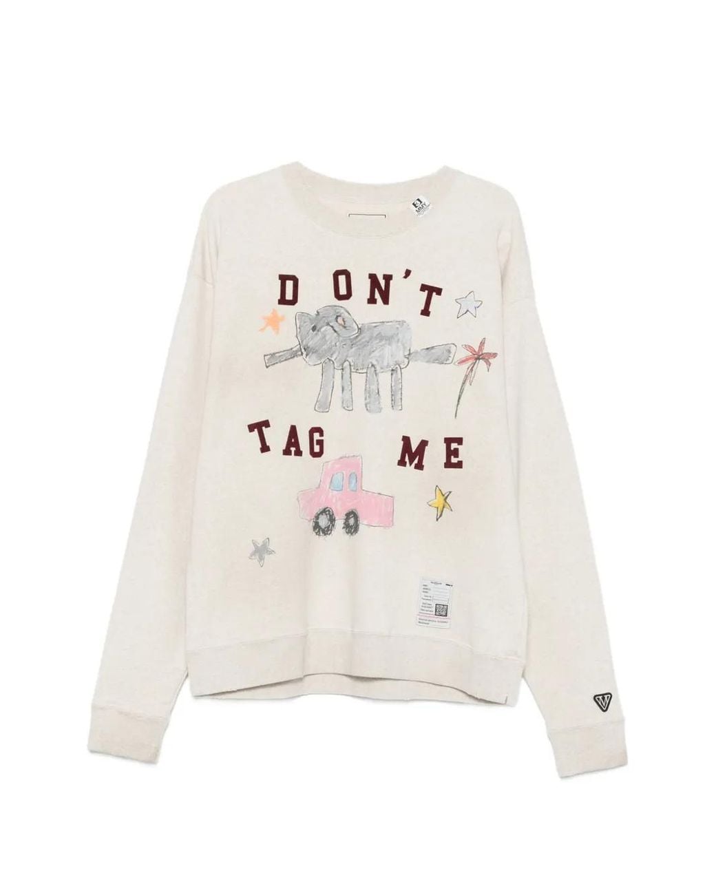 Maison Mihara Yasuhiro White Pull À Imprimé Graphique for men
