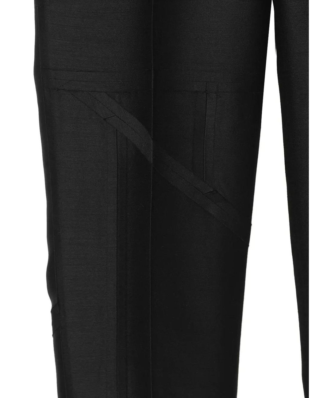 Undercover Black Panelled Wool Pants for men