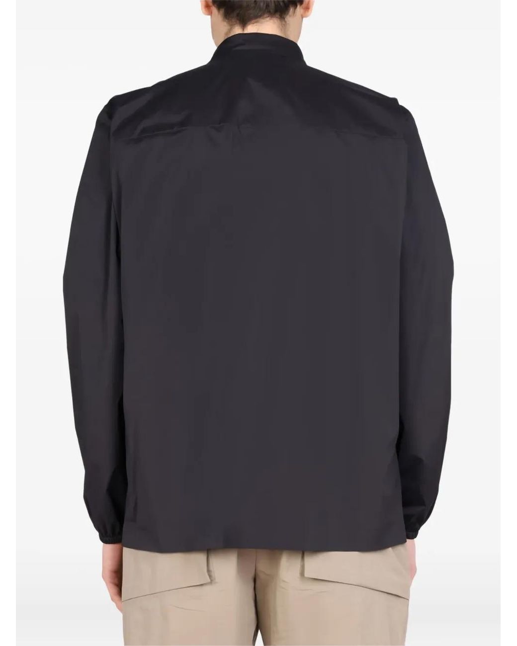 Monobi Blue Zip-Pocket Shirt Jacket for men