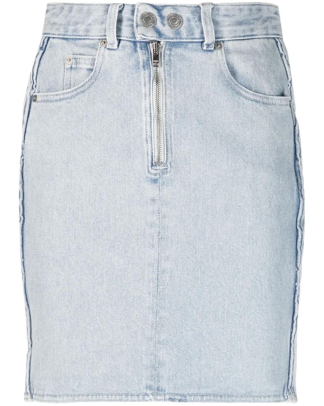 Isabel Marant Blue Vabelia Midi Skirt