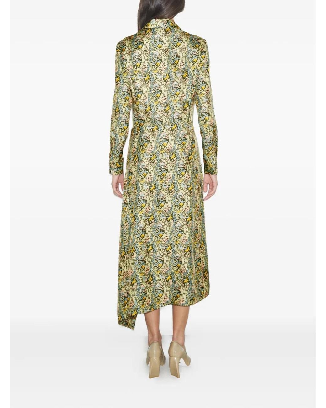 tory burch green silk dress Wrap in Shorts Sets