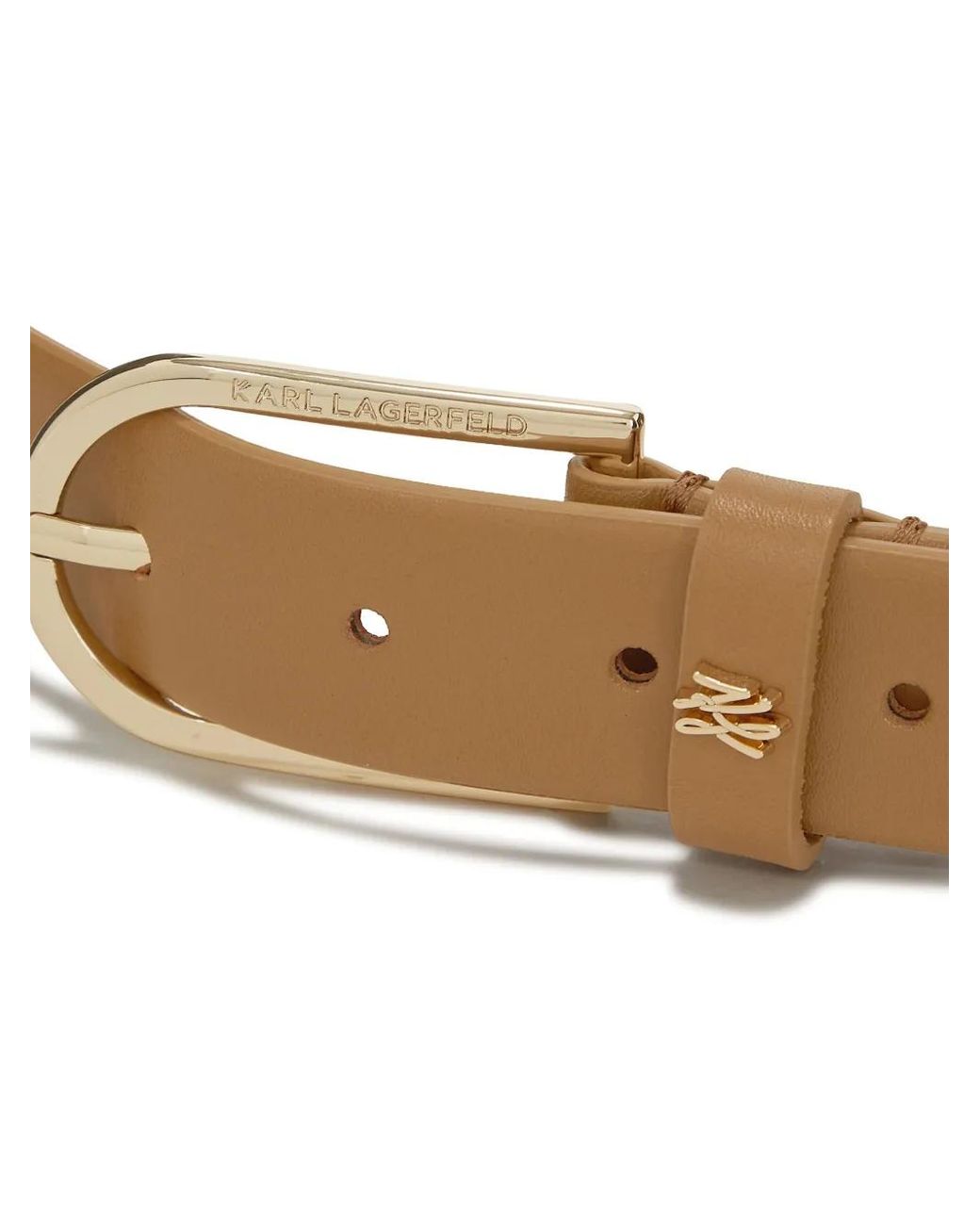Karl Lagerfeld Brown K/Autograph Belt