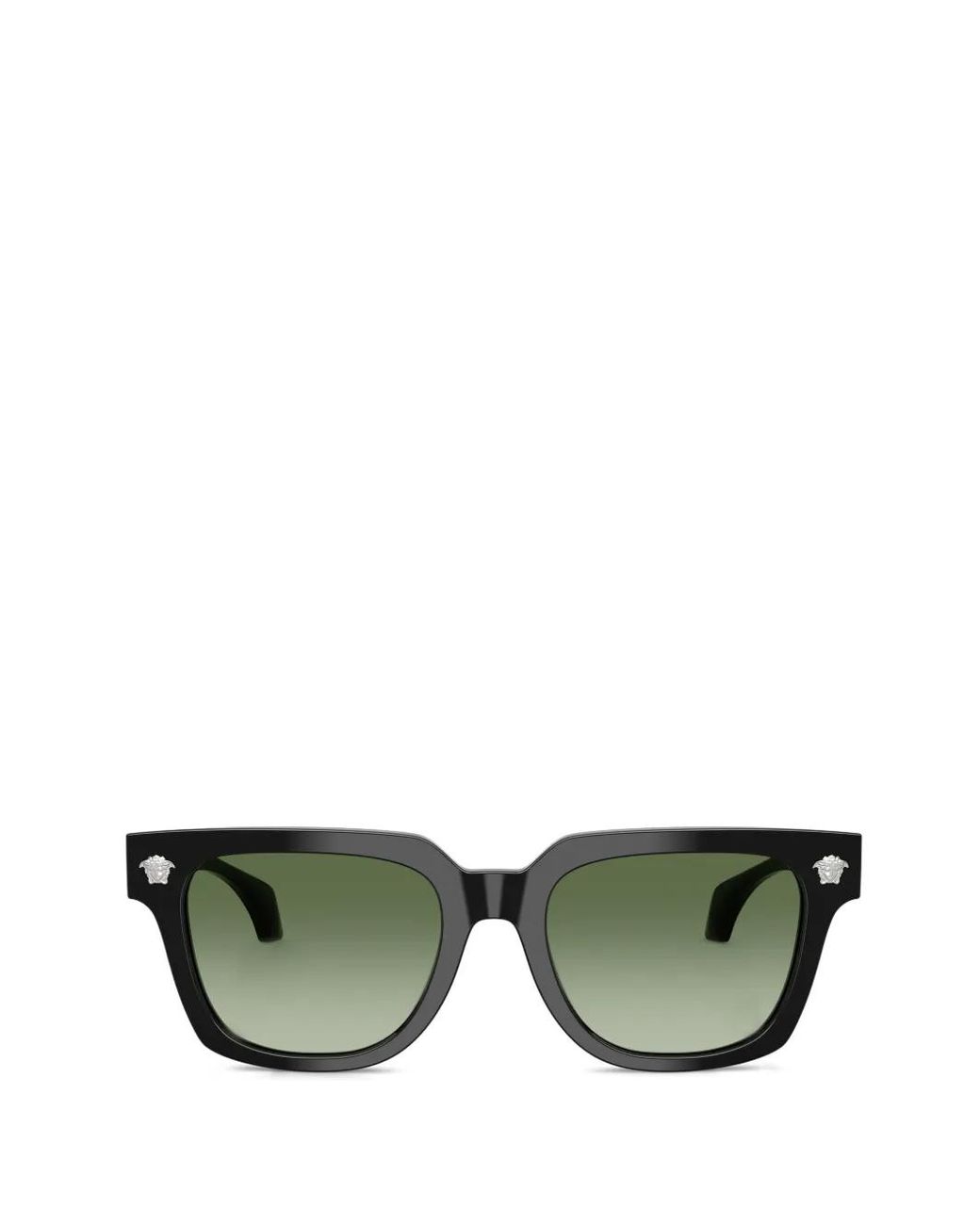 Versace Green Medusa Square-Frame Sunglasses for men