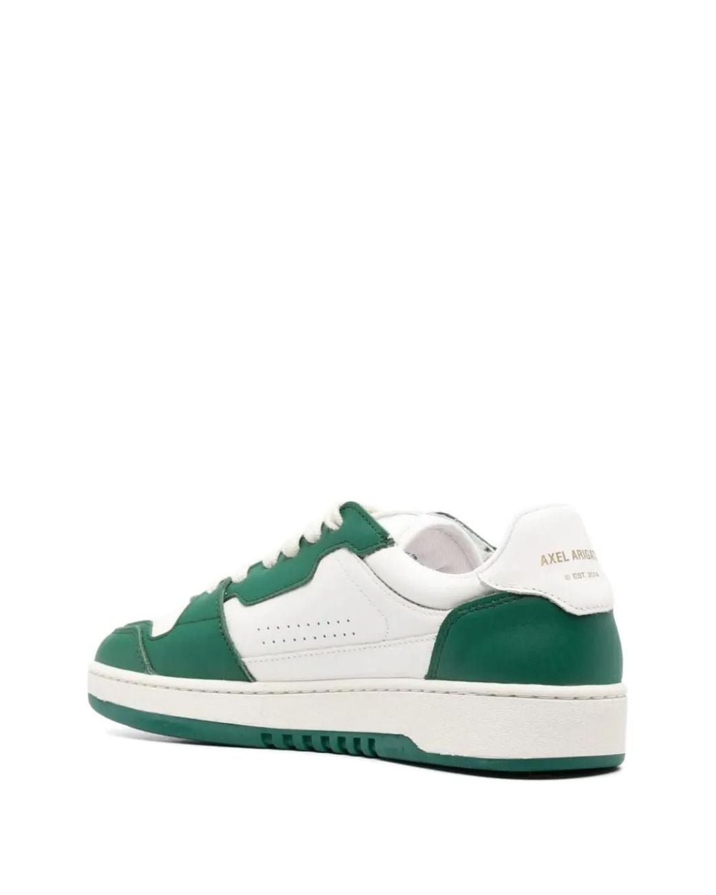 Axel Arigato Green Dice Lo Perforated Lace-Up Sneakers