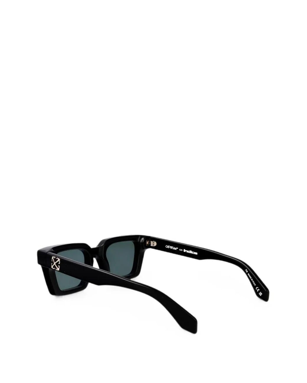 Off-White c/o Virgil Abloh Black Indice Square-Frame Sunglasses