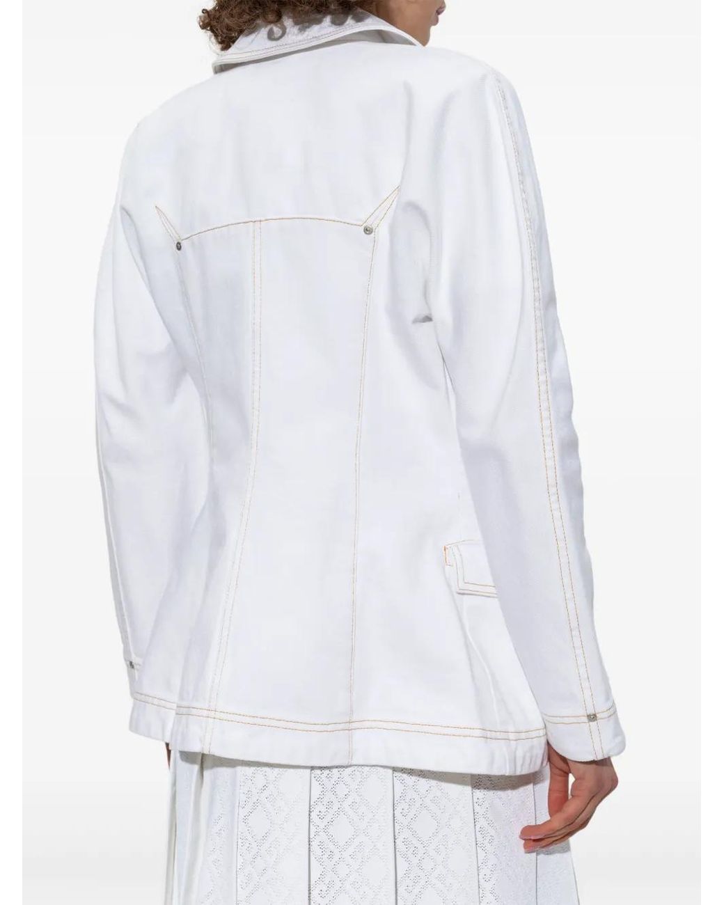 Givenchy White Denim Jacket