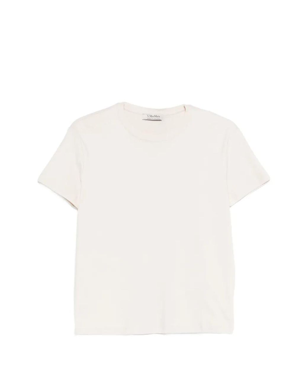 Max Mara White Crew-Neck T-Shirt