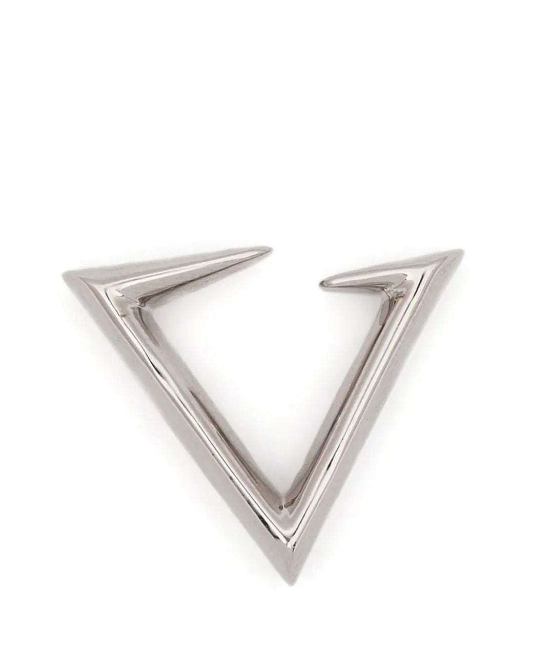 LAG World White Triangle Geometric Ear Cuffs