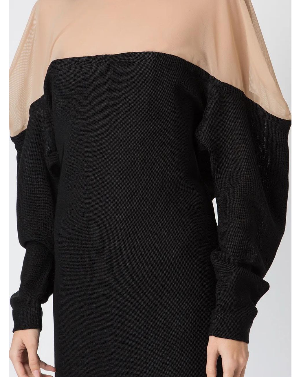 Litkovskaya Black Two Tone Dress