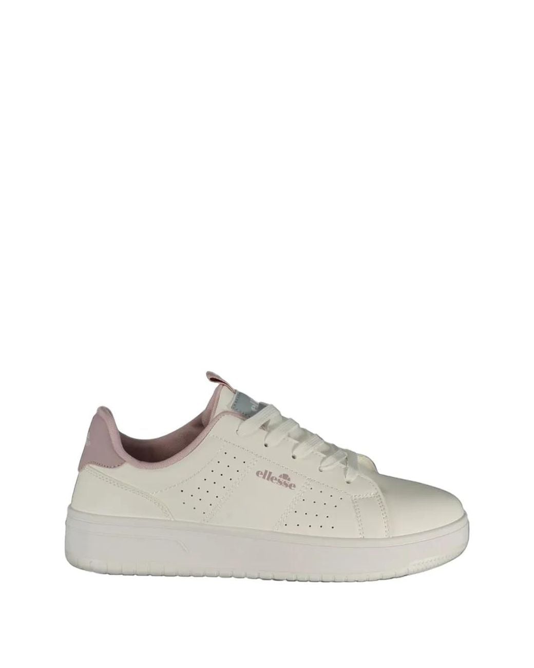 Ellesse White Baskets À Logo Imprimé