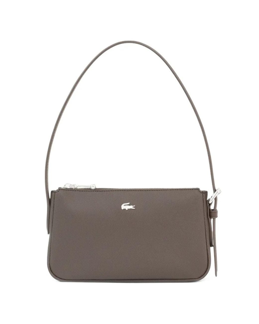 Lacoste Gray Daily City Shoulder Bag