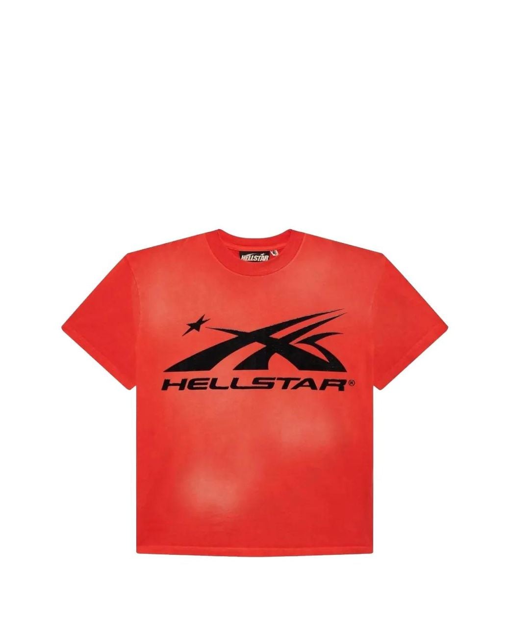 HELLSTAR Red Logo-Print T-Shirt for men